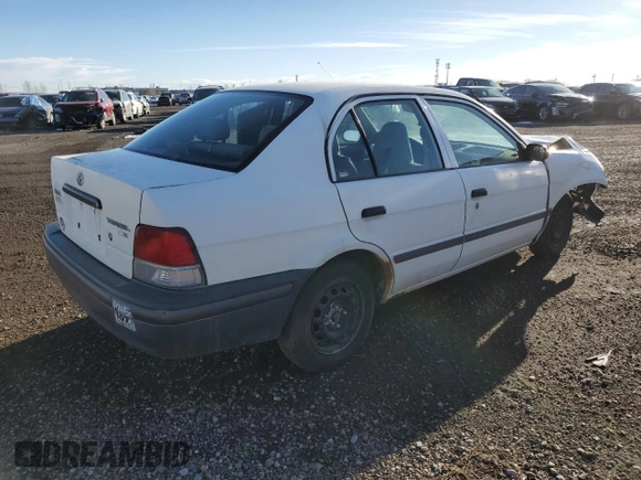 1998 Toyota Tercel z VIN JT2BC53LXW0335979, wystawiony jako Copart lot #46542655 z przebiegiem 275 340 mil mil oraz Nie do naprawy • Non repairable. Historia ofert i sprzedaży dostępna na DreamBid. Obrazek 3.