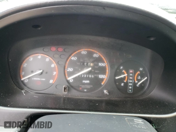 1998 Honda CR-V LX z VIN JHLRD184XWC103414, wystawiony jako Copart lot #54770395 z przebiegiem 233 166 mil mil oraz Szkoda całkowita • Salvage title. Historia ofert i sprzedaży dostępna na DreamBid. Obrazek 9.