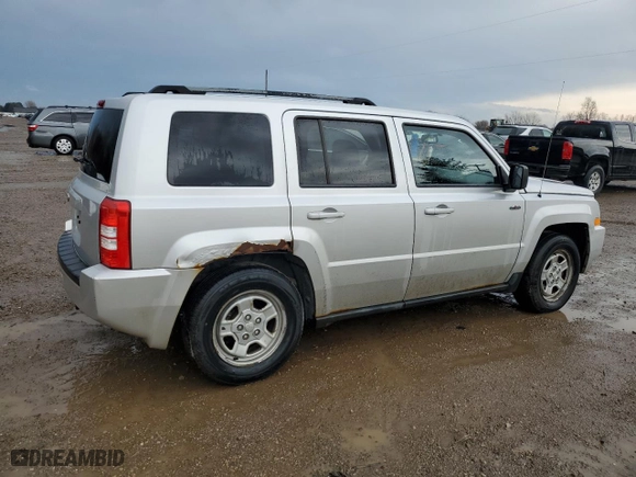 2010 Jeep Patriot Sport with VIN 1J4NF2GB6AD500319, listed as a Copart auction lot 53942605 with 136,069 mi miles and Clean Title. Bid and sale history available at carsss.com. Image 3.