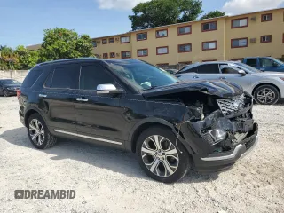 2019 Ford Explorer Platinum z VIN 1FM5K8HT1KGA49601, wystawiony jako Copart lot #56636955 z przebiegiem 56 913 mil mil oraz Szkoda całkowita • Salvage title. Historia ofert i sprzedaży dostępna na DreamBid. Obrazek 4.