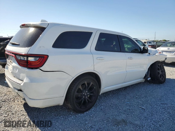 2020 Dodge Durango SXT Plus with VIN 1C4RDHAG8LC123876, listed as a Copart auction lot 49729735 with Not provided miles and Non repairable. Bid and sale history available at DreamBid. Image 3.