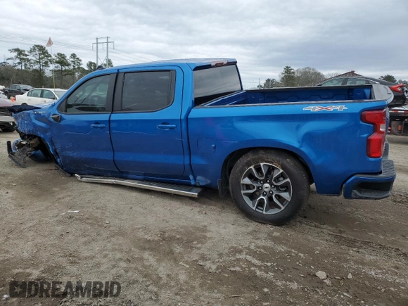 2024 Chevrolet Silverado 1500 RST with VIN 1GCUDEE8XRZ208610, listed as a Copart auction lot 45490585 with 0 mi miles and Salvage Title. Bid and sale history available at carsss.com. Image 2.