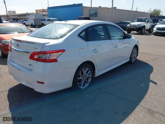 2013 Nissan Sentra SV with VIN 3N1AB7AP1DL740655, listed as a IAAI auction lot 41964497 with 96,221 mi miles. Bid and sale history available at carsss.com. Image 4.