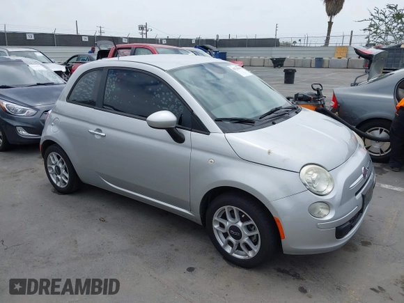 2013 FIAT 500 Pop with VIN 3C3CFFAR6DT633188, listed as a IAAI auction lot 42726262 with 123,811 mi miles and . Bid and sale history available at DreamBid. Image 1.