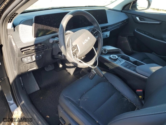 2023 Kia EV6 Wind with VIN KNDC34LA4P5607113, listed as a Copart auction lot 48199075 with 18,698 mi miles and Salvage Title. Bid and sale history available at carsss.com. Image 8.