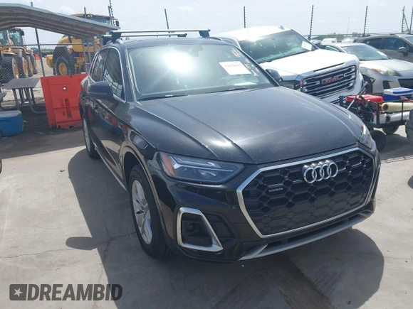 2023 Audi Q5 S line Premium with VIN WA1GAAFY3P2027829, listed as a IAAI auction lot 42638257 with 61,925 mi miles and . Bid and sale history available at DreamBid. Image 1.