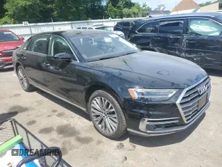 2021 Audi A8 with VIN WAU8DAF81MN030382, listed as a Copart auction lot 57970674 with 36,071 mi miles and Salvage Title. Bid and sale history available at carsss.com. Image 4.