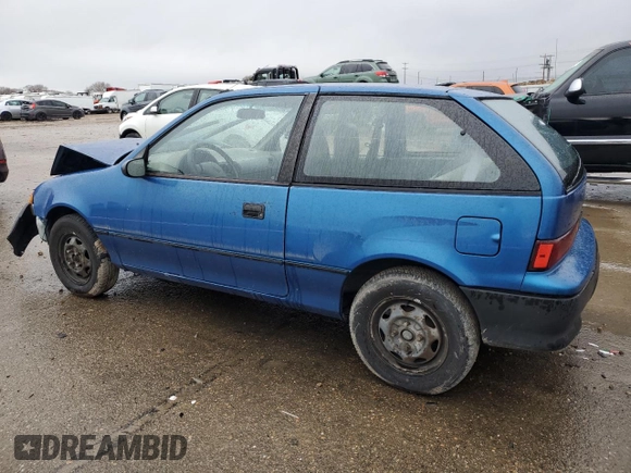 1993 Geo Metro z VIN 2C1MR2469P6741540, wystawiony jako Copart lot #86324854 z przebiegiem 370 099 mil mil oraz Szkody całkowita. Historia ofert i sprzedaży dostępna na DreamBid. Obrazek 2.