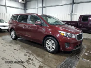 2016 Kia Sedona LX with VIN KNDMB5C17G6112900, listed as a Copart auction lot 66140554 with 208,132 mi miles and Salvage Title. Bid and sale history available at carsss.com. Image 4.