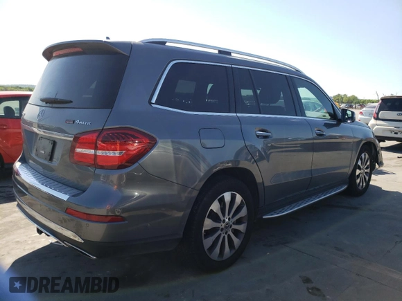 2018 Mercedes-Benz GLS with VIN 4JGDF6EE6JB033111, listed as a Copart auction lot 48130533 with 34,745 mi miles. Bid and sale history available at carsss.com. Image 3.