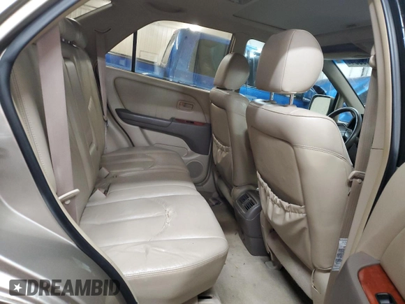 2000 Lexus RX 300 with VIN JT6HF10U2Y0163424, listed as a Copart auction lot 83649934 with 143,432 mi miles and Salvage Title. Bid and sale history available at carsss.com. Image 11.