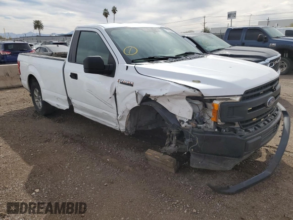 2018 Ford F-150 XL with VIN 1FTMF1CB1JKC72470, listed as a Copart auction lot 46689225 with 129,364 mi miles and Clean Title. Bid and sale history available at carsss.com. Image 4.