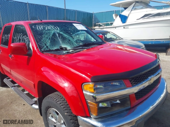 2012 Chevrolet Colorado LT w/2LT with VIN 1GCHTDFE9C8149808, listed as a IAAI auction lot 41890991 with 47,552 mi miles. Bid and sale history available at carsss.com. Image 6.