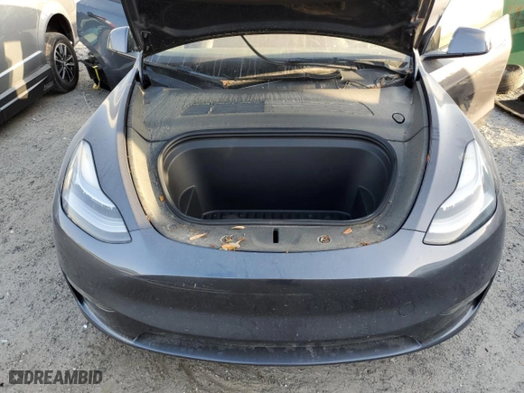 2021 Tesla Model Y Long Range with VIN 5YJYGAEE5MF211422, listed as a Copart auction lot 50157885 with 43,415 mi miles and Salvage Title. Bid and sale history available at carsss.com. Image 11.