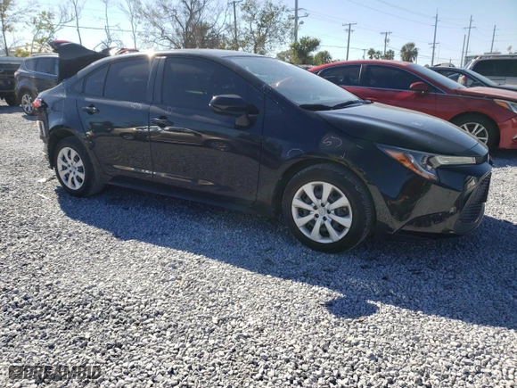 2021 Toyota Corolla LE with VIN JTDEPMAE1MJ174484, listed as a Copart auction lot 87818785 with 28,755 mi miles and Salvage Title. Bid and sale history available at carsss.com. Image 4.