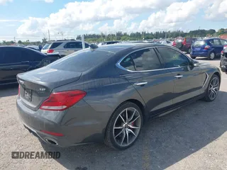 2020 Genesis G70 3.3T with VIN KMTG34LE8LU050941, listed as a IAAI auction lot 41676221 with 36,528 mi miles and . Bid and sale history available at DreamBid. Image 4.
