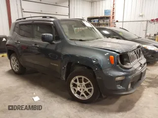 2020 Jeep Renegade Latitude with VIN ZACNJBBB1LPL32957, listed as a IAAI auction lot 41380977 with 199,922 mi miles. Bid and sale history available at carsss.com. Image 1.