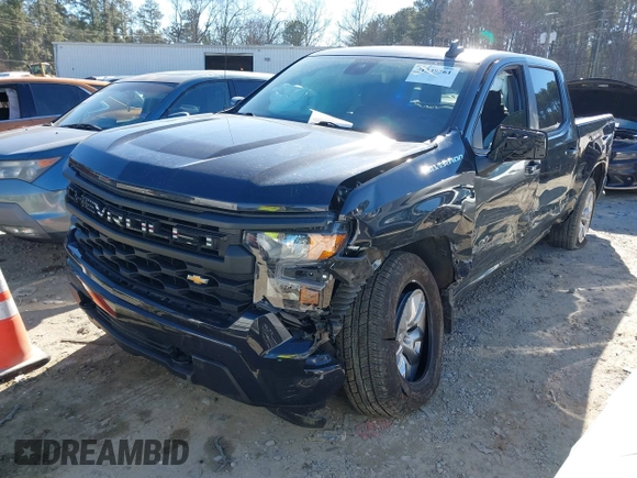2022 Chevrolet Silverado 1500 Custom with VIN 1GCPDBEK0NZ604529, listed as a IAAI auction lot 41339561 with 29,697 mi miles. Bid and sale history available at carsss.com. Image 17.