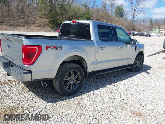 2021 Ford F-150 XL with VIN 1FTFW1E59MFA23945, listed as a IAAI auction lot 41635103 with 1 mi miles. Bid and sale history available at carsss.com. Image 4.