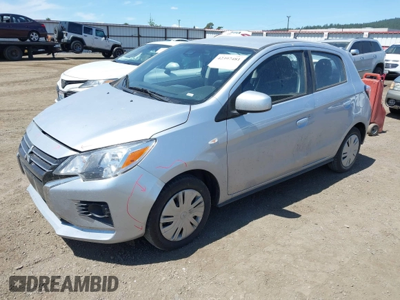 2024 Mitsubishi Mirage ES z VIN ML32AUHJ1RH025484, wystawiony jako IAAI lot #42397481 z przebiegiem 15 111 mil mil oraz . Historia ofert i sprzedaży dostępna na DreamBid. Obrazek 17.
