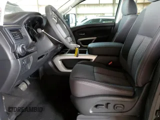 2024 Nissan Titan SV with VIN 1N6AA1FB4RN118307, listed as a Copart auction lot 51018655 with 445 mi miles and Salvage title. Bid and sale history available at DreamBid. Image 7.