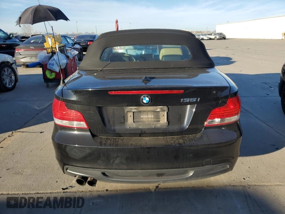2011 BMW 1 Series 135i with VIN WBAUN7C51BVM25278, listed as a Copart auction lot 88473675 with 120,244 mi miles and Salvage title. Bid and sale history available at DreamBid. Image 6.