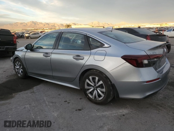 2025 Honda Civic Sedan LX with VIN 2HGFE2F27SH520650, listed as a Copart auction lot 87479244 with 8,805 mi miles and Salvage Title. Bid and sale history available at carsss.com. Image 2.