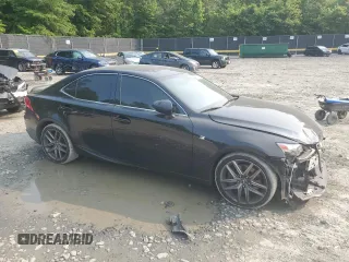 2016 Lexus IS 350 with VIN JTHCE1D2XG5010837, listed as a Copart auction lot 58997715 with 89,345 mi miles and Salvage title. Bid and sale history available at DreamBid. Image 4.