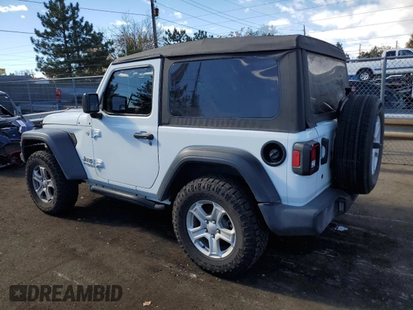 2018 Jeep Wrangler Sport with VIN 1C4GJXAN9JW331320, listed as a Copart auction lot 77883334 with 26,567 mi miles and Salvage title. Bid and sale history available at DreamBid. Image 2.