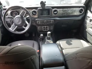 2020 Jeep Wrangler Unlimited Sahara with VIN 1C4HJXEN0LW213643, listed as a Copart auction lot 53343675 with 95,373 mi miles and Salvage title. Bid and sale history available at DreamBid. Image 8.