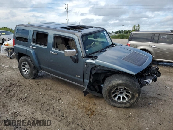 2007 Hummer H3 SUV with VIN 5GTDN13E078193447, listed as a Copart auction lot 67663434 with 153,450 mi miles and Salvage Title. Bid and sale history available at carsss.com. Image 4.