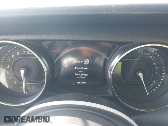 2021 Jeep Wrangler Unlimited Sahara z VIN 1C4JJXP6XMW765398, wystawiony jako IAAI lot #41592185 z przebiegiem 26 834 mil mil oraz . Historia ofert i sprzedaży dostępna na DreamBid. Obrazek 7.