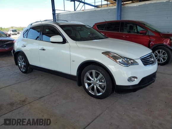 2014 Infiniti QX50 Journey with VIN JN1BJ0HP4EM210644, listed as a Copart auction lot 69652184 with 39,039 mi miles and Salvage Title. Bid and sale history available at carsss.com. Image 4.