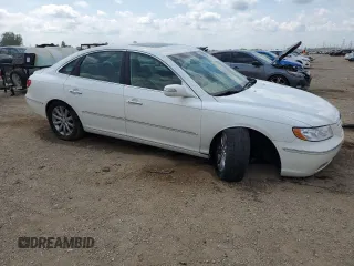 2008 Hyundai Azera Limited with VIN KMHFC46F78A333821, listed as a Copart auction lot 61246295 with 129,859 mi miles and Salvage title. Bid and sale history available at DreamBid. Image 4.