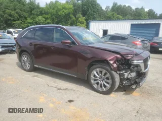 2024 Mazda CX-90 Premium Plus with VIN JM3KKEHD6R1100528, listed as a Copart auction lot 59293835 with 29,241 mi miles and Salvage title. Bid and sale history available at DreamBid. Image 4.