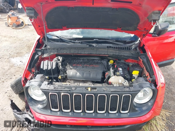 2016 Jeep Renegade Sport with VIN ZACCJAAT3GPE37763, listed as a IAAI auction lot 39932800 with 135,820 mi miles and . Bid and sale history available at carsss.com. Image 10.