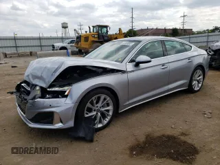 2020 Audi A5 Sportback Premium Plus with VIN WAUCNCF59LA020388, listed as a Copart auction lot 55458853 with 35,331 mi miles. Bid and sale history available at carsss.com. Image 1.
