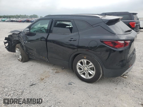 2020 Chevrolet Blazer LT with VIN 3GNKBCRSXLS682043, listed as a Copart auction lot 55614095 with Not provided miles and Salvage title. Bid and sale history available at DreamBid. Image 2.