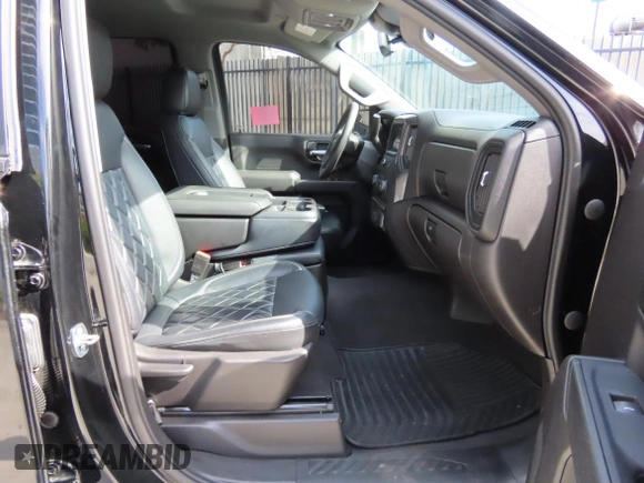 2022 Chevrolet Silverado 1500 Custom with VIN 3GCPABEKXNG501062, listed as a Copart auction lot 53726675 with 37,880 mi miles and Salvage Title. Bid and sale history available at DreamBid. Image 5.