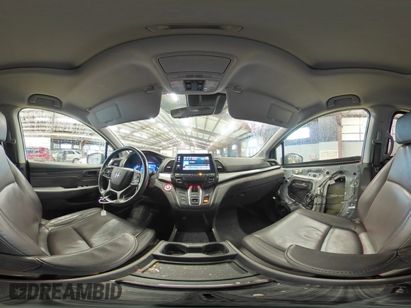 2018 Honda Odyssey EX-L with VIN 5FNRL6H79JB054306, listed as a Copart auction lot 49674955 with 92,157 mi miles and Salvage Title. Bid and sale history available at carsss.com. Image 14.
