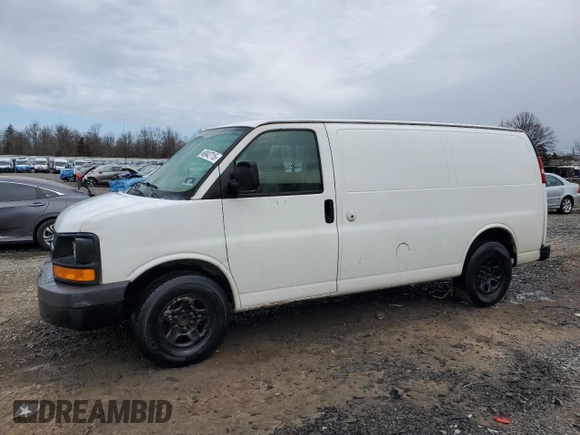 2009 Chevrolet Express Cargo z VIN 1GCFG15X391111893, wystawiony jako Copart lot #49842715 z przebiegiem 260 105 mil mil oraz Szkoda całkowita • Salvage title. Historia ofert i sprzedaży dostępna na DreamBid. Obrazek 1.