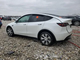 2021 Tesla Model Y Long Range with VIN 5YJYGDEE0MF265423, listed as a Copart auction lot 50298545 with Not Provided miles and Non Repairable. Bid and sale history available at DreamBid. Image 2.