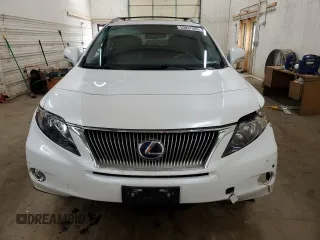2011 Lexus RX with VIN JTJBC1BA5B2045421, listed as a Copart auction lot 53047595 with 166,384 mi miles and Salvage Title. Bid and sale history available at carsss.com. Image 5.