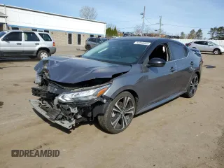 2020 Nissan Sentra SR with VIN 3N1AB8DV0LY228807, listed as a Copart auction lot 52566665 with 69,734 mi miles and Salvage Title. Bid and sale history available at DreamBid. Image 1.