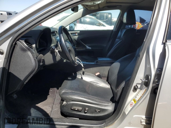 2009 Lexus IS 250 with VIN JTHBK262492089904, listed as a Copart auction lot 52156215 with 181,563 mi miles and Salvage Title. Bid and sale history available at carsss.com. Image 7.