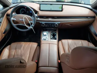2023 Genesis G80 with VIN KMTGE4S17PU006945, listed as a Copart auction lot 53444715 with 5,402 mi miles and Clean Title. Bid and sale history available at carsss.com. Image 8.