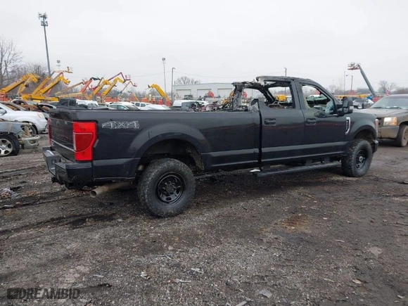 2022 Ford Super Duty F-250 SRW XL with VIN 1FT7W2BN9NEG31907, listed as a IAAI auction lot 41554057 with 1 mi miles. Bid and sale history available at carsss.com. Image 4.