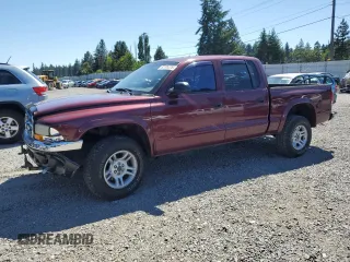 2003 Dodge Dakota with VIN 1D7HG48X43S167144, listed as a Copart auction lot 62705325 with 228,732 mi miles and Salvage title. Bid and sale history available at DreamBid. Image 1.