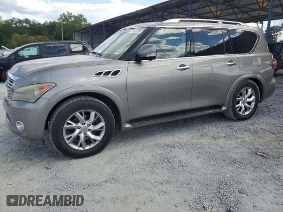 2011 Infiniti QX56 7-passenger with VIN JN8AZ2NE9B9003346, listed as a Copart auction lot 71543784 with 139,382 mi miles and Salvage Title. Bid and sale history available at carsss.com. Image 1.