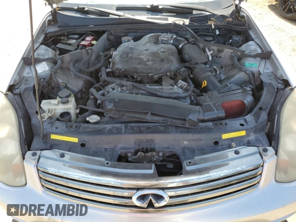 2003 Infiniti G35 w/Leather with VIN JNKCV51E03M001439, listed as a Copart auction lot 59347455 with 123,084 mi miles and Salvage title. Bid and sale history available at DreamBid. Image 11.